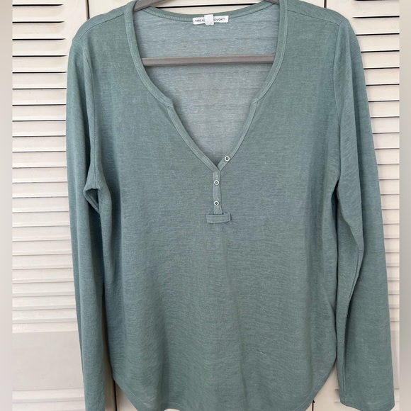 THREAD 4 THOUGHT LONG SLEEVE V-NECK - Picture 5 of 6